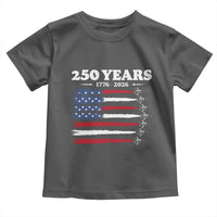 American Flag Fighter Jets Toddler T Shirt USA 250 Years Of Freedom