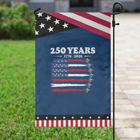 American Flag Fighter Jets Garden Flag USA 250 Years Of Freedom