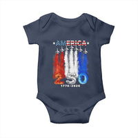 Patriotic Fighter Jets Baby Onesie USA 250 Years Of Freedom