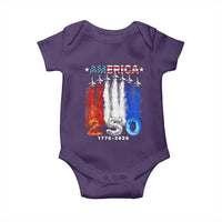 Patriotic Fighter Jets Baby Onesie USA 250 Years Of Freedom