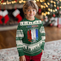 Patriotic Fighter Jets Ugly Christmas Sweater USA 250 Years Of Freedom