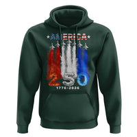 Patriotic Fighter Jets Hoodie USA 250 Years Of Freedom
