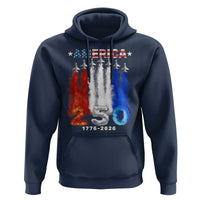 Patriotic Fighter Jets Hoodie USA 250 Years Of Freedom