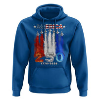 Patriotic Fighter Jets Hoodie USA 250 Years Of Freedom