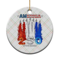 Patriotic Fighter Jets Ceramic Ornament USA 250 Years Of Freedom