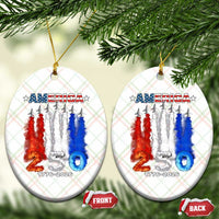 Patriotic Fighter Jets Ceramic Ornament USA 250 Years Of Freedom
