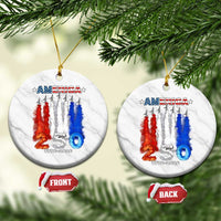 Patriotic Fighter Jets Ceramic Ornament USA 250 Years Of Freedom