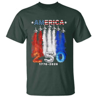 Patriotic Fighter Jets T Shirt USA 250 Years Of Freedom