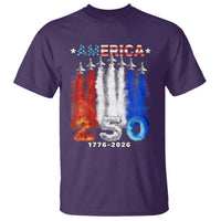 Patriotic Fighter Jets T Shirt USA 250 Years Of Freedom