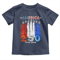 Patriotic Fighter Jets Toddler T Shirt USA 250 Years Of Freedom