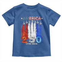 Patriotic Fighter Jets Toddler T Shirt USA 250 Years Of Freedom