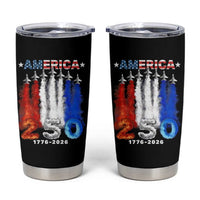 Patriotic Fighter Jets Tumbler Cup USA 250 Years Of Freedom