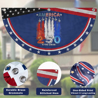 Fighter Jets Patriotic Fan Flag USA 250 Years Of Freedom