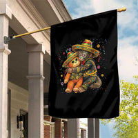 Funny Punch Baby Monkey Cinco De Mayo Garden Flag Mexican Fiesta Gift