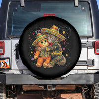 Funny Punch Baby Monkey Cinco De Mayo Spare Tire Cover Mexican Fiesta Gift