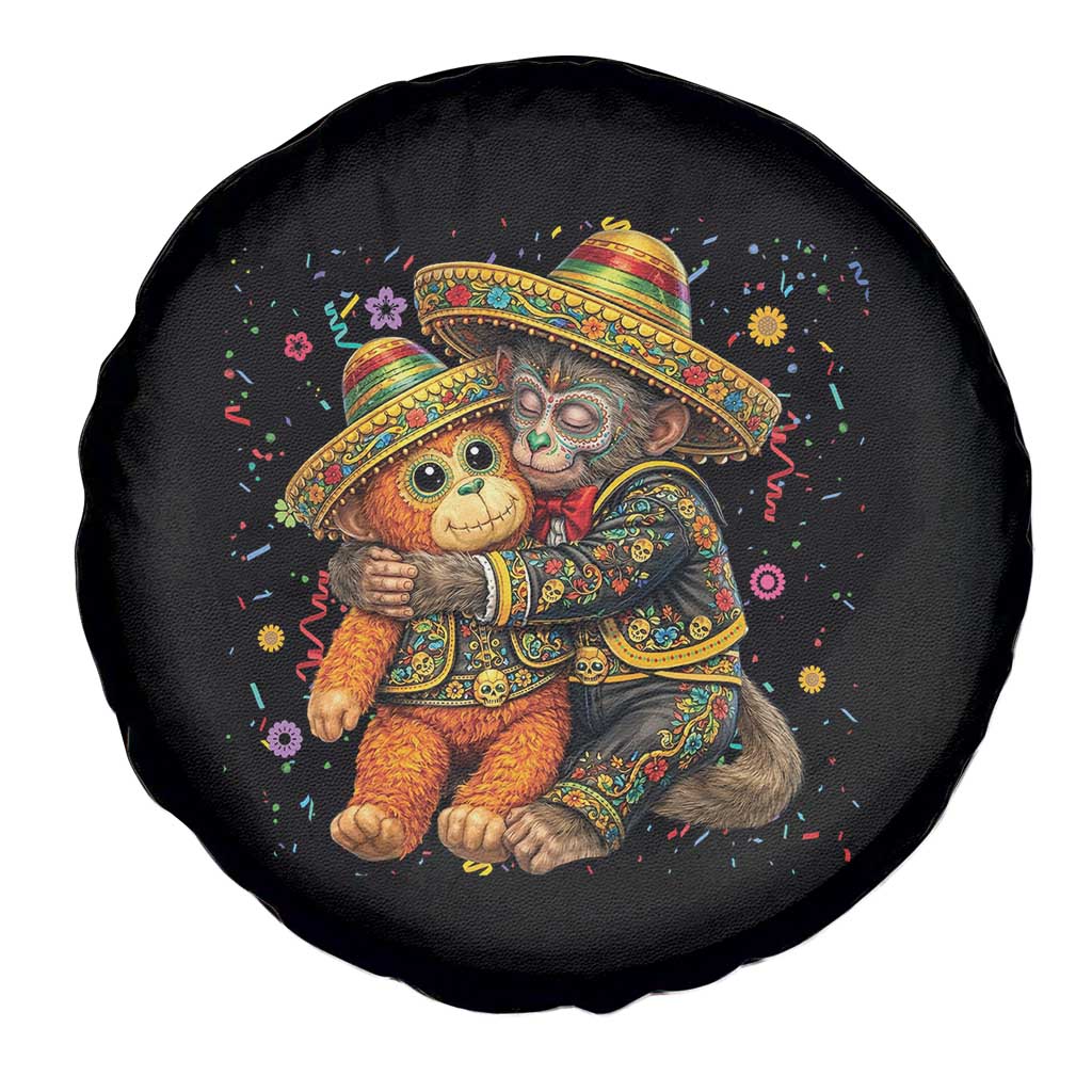 Funny Punch Baby Monkey Cinco De Mayo Spare Tire Cover Mexican Fiesta Gift