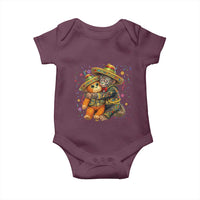 Funny Punch Baby Monkey Cinco De Mayo Baby Onesie Mexican Fiesta Gift