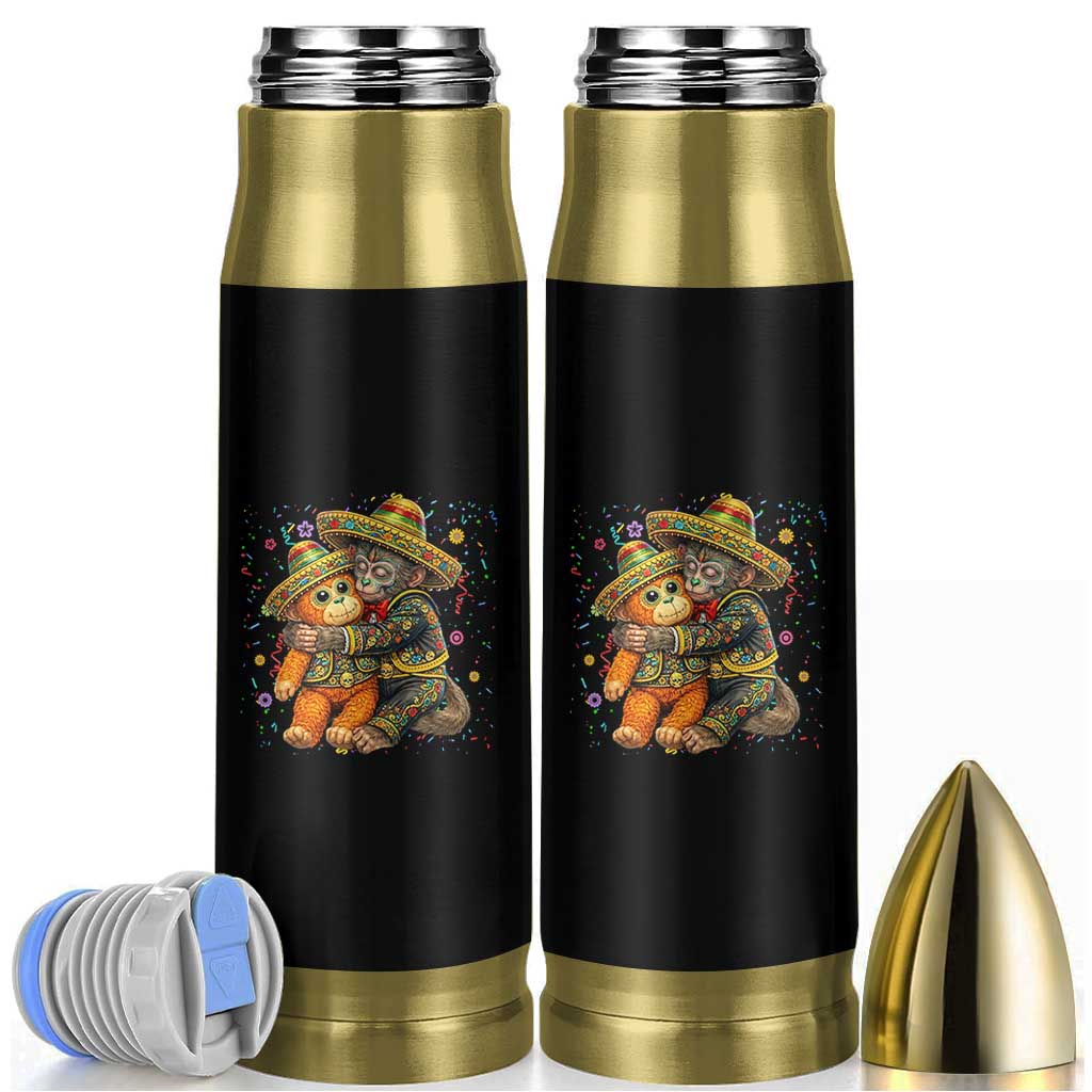 Funny Punch Baby Monkey Cinco De Mayo Bullet Tumbler Mexican Fiesta Gift