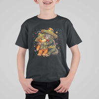 Funny Punch Baby Monkey Cinco De Mayo T Shirt For Kid Mexican Fiesta Gift