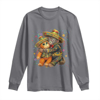 Funny Punch Baby Monkey Cinco De Mayo Long Sleeve Shirt Mexican Fiesta Gift