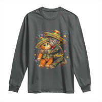 Funny Punch Baby Monkey Cinco De Mayo Long Sleeve Shirt Mexican Fiesta Gift