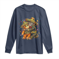 Funny Punch Baby Monkey Cinco De Mayo Long Sleeve Shirt Mexican Fiesta Gift