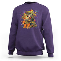 Funny Punch Baby Monkey Cinco De Mayo Sweatshirt Mexican Fiesta Gift
