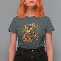 Funny Punch Baby Monkey Cinco De Mayo T Shirt For Women Mexican Fiesta Gift