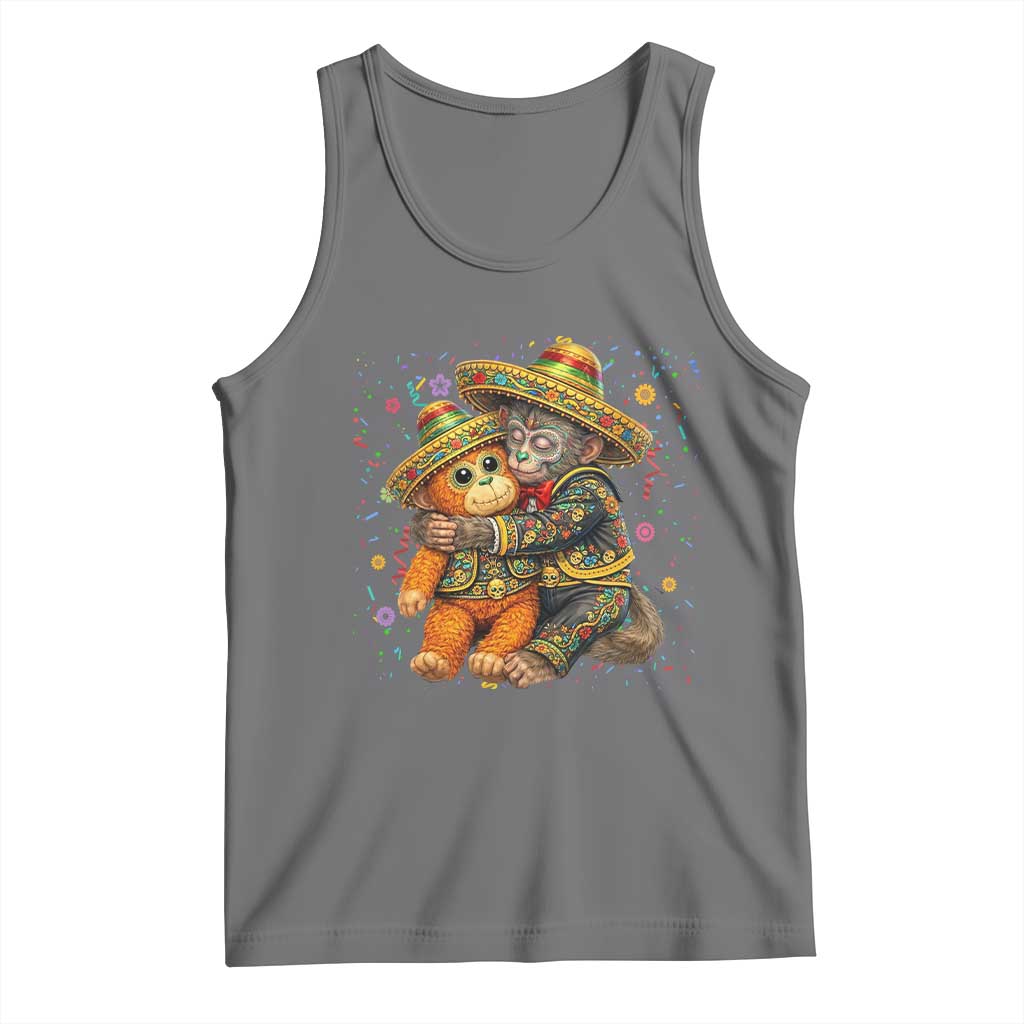 Funny Punch Baby Monkey Cinco De Mayo Tank Top Mexican Fiesta Gift
