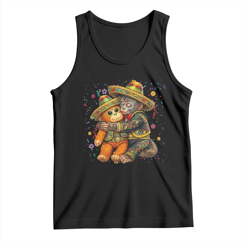 Funny Punch Baby Monkey Cinco De Mayo Tank Top Mexican Fiesta Gift