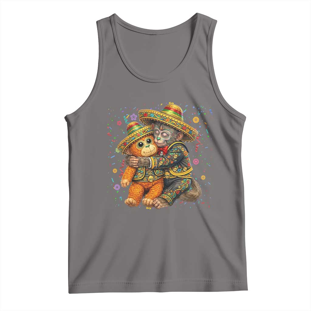 Funny Punch Baby Monkey Cinco De Mayo Tank Top Mexican Fiesta Gift