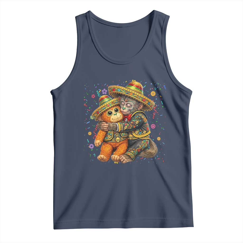 Funny Punch Baby Monkey Cinco De Mayo Tank Top Mexican Fiesta Gift
