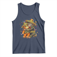 Funny Punch Baby Monkey Cinco De Mayo Tank Top Mexican Fiesta Gift