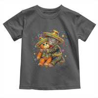 Funny Punch Baby Monkey Cinco De Mayo Toddler T Shirt Mexican Fiesta Gift
