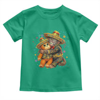 Funny Punch Baby Monkey Cinco De Mayo Toddler T Shirt Mexican Fiesta Gift