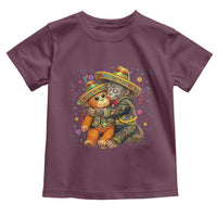 Funny Punch Baby Monkey Cinco De Mayo Toddler T Shirt Mexican Fiesta Gift