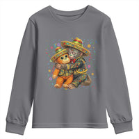 Funny Punch Baby Monkey Cinco De Mayo Youth Sweatshirt Mexican Fiesta Gift