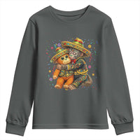 Funny Punch Baby Monkey Cinco De Mayo Youth Sweatshirt Mexican Fiesta Gift