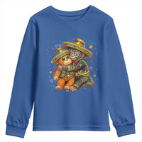 Funny Punch Baby Monkey Cinco De Mayo Youth Sweatshirt Mexican Fiesta Gift