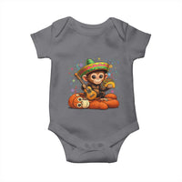 Cute Punch Baby Monkey Cinco De Mayo Baby Onesie Funny Animal Gift