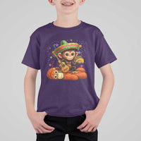 Cute Punch Baby Monkey Cinco De Mayo T Shirt For Kid Funny Animal Gift