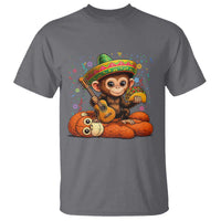 Cute Punch Baby Monkey Cinco De Mayo T Shirt Funny Animal Gift