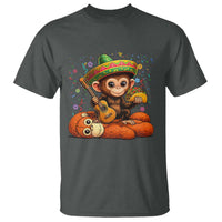 Cute Punch Baby Monkey Cinco De Mayo T Shirt Funny Animal Gift