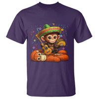 Cute Punch Baby Monkey Cinco De Mayo T Shirt Funny Animal Gift