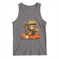 Cute Punch Baby Monkey Cinco De Mayo Tank Top Funny Animal Gift
