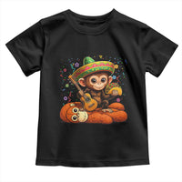 Cute Punch Baby Monkey Cinco De Mayo Toddler T Shirt Funny Animal Gift