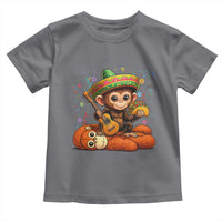 Cute Punch Baby Monkey Cinco De Mayo Toddler T Shirt Funny Animal Gift