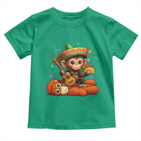 Cute Punch Baby Monkey Cinco De Mayo Toddler T Shirt Funny Animal Gift