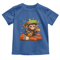 Cute Punch Baby Monkey Cinco De Mayo Toddler T Shirt Funny Animal Gift