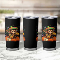 Cute Punch Baby Monkey Cinco De Mayo Tumbler Cup Funny Animal Gift
